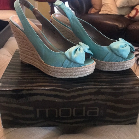 Turquoise Wedges - Picture 5 of 5